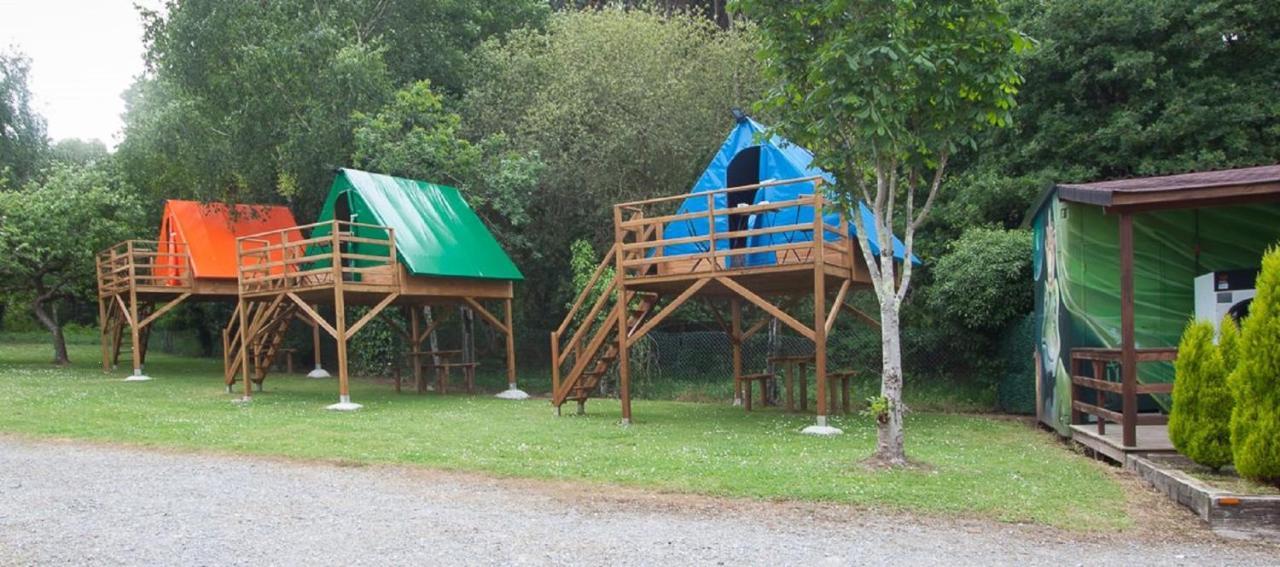 Camping Villaviciosa Selorio Bagian luar foto